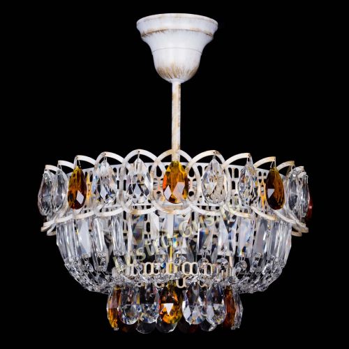 Люстра Астра Бутон №1 Чайная - белая с подвесом в Подольске Гусь Хрустальный