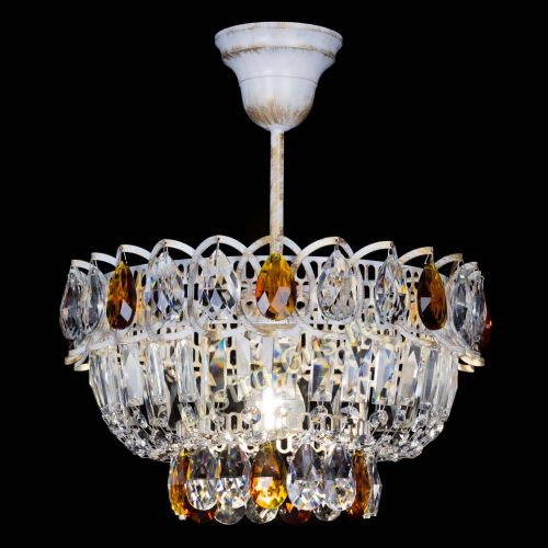 Люстра Астра Бутон №1 Чайная - белая с подвесом в Подольске Гусь Хрустальный