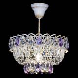 Люстра Астра Бутон №1 Фиолетовая - белая с подвесом в Подольске Люстра Астра Бутон №1 Фиолетовая - белая с подвесом в Подольске