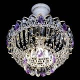 Люстра Астра Бутон №1 Фиолетовая - белая с подвесом в Подольске Люстра Астра Бутон №1 Фиолетовая - белая с подвесом в Подольске