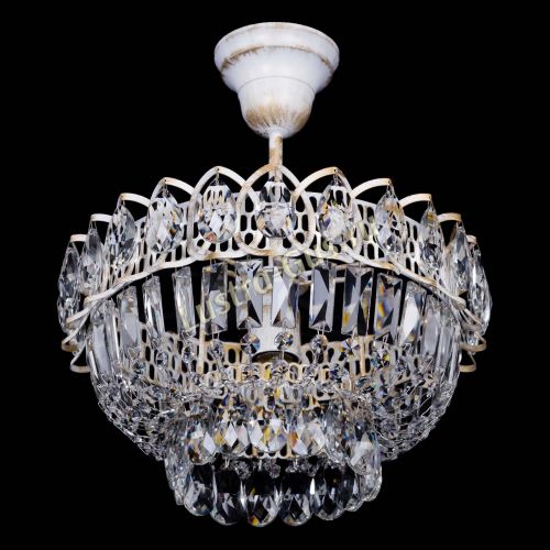 Люстра Астра Бутон №1 белая с подвесом  в Подольске Гусь Хрустальный