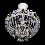 Люстра Астра Бутон №1 Зеленая - белая с подвесом  в Подольске