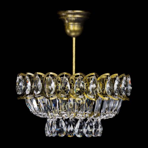 Люстра Астра Бутон №1 с подвесом под бронзу в Подольске Гусь Хрустальный