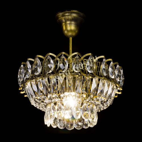 Люстра Астра Бутон №1 с подвесом под бронзу в Подольске Гусь Хрустальный