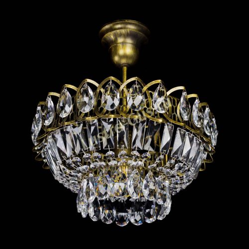 Люстра Астра Бутон №1 с подвесом под бронзу в Подольске Гусь Хрустальный