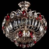 Люстра Астра Бутон №1 с подвесом Красная в Подольске