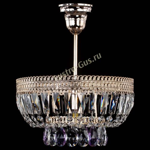Люстра Астра Флоренция №1 мини фиолетовая в Подольске Гусь Хрустальный