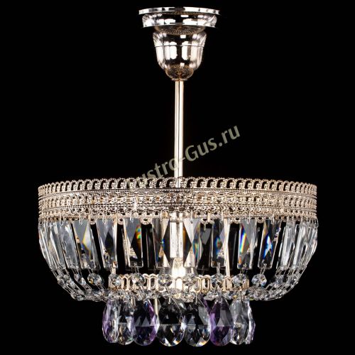 Люстра Астра Флоренция №1 мини фиолетовая в Подольске Гусь Хрустальный