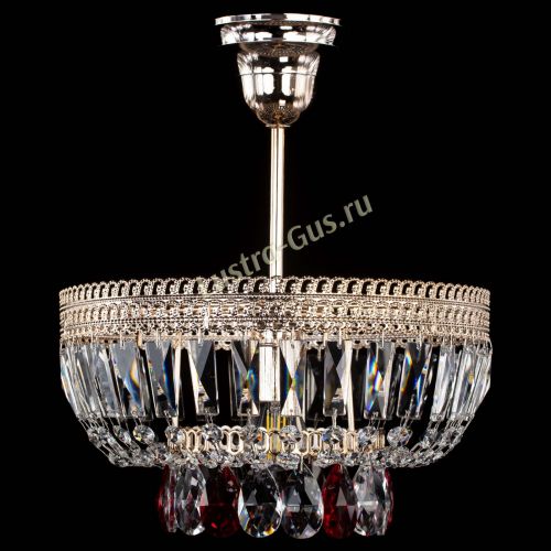 Люстра Астра Флоренция №1 мини красная в Подольске Гусь Хрустальный