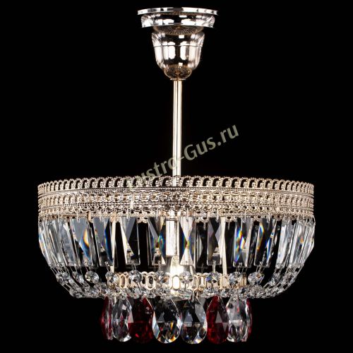 Люстра Астра Флоренция №1 мини красная в Подольске Гусь Хрустальный