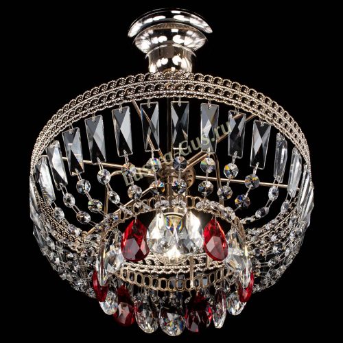 Люстра Астра Флоренция №1 мини красная в Подольске Гусь Хрустальный