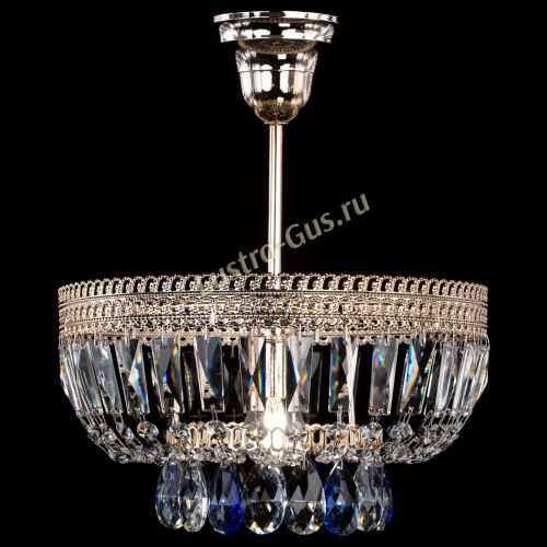 Люстра Астра Флоренция №1 мини синяя в Подольске Гусь Хрустальный