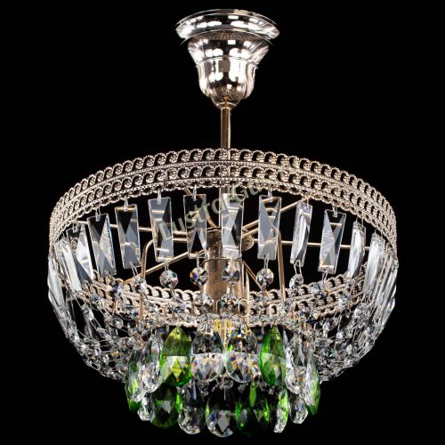 Люстра Астра Флоренция №1 мини зеленая в Подольске Гусь Хрустальный