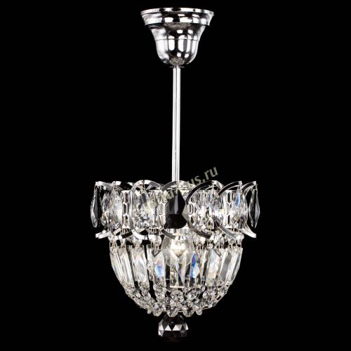 Люстра Астра Купол №1 с подвесом Черная в Подольске Гусь Хрустальный