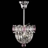 Люстра Астра Купол №1 с подвесом Розовая в Подольске