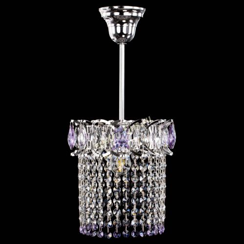 Люстра Астра оптикон №1 фиолетовая в Подольске Гусь Хрустальный