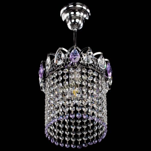 Люстра Астра оптикон №1 фиолетовая в Подольске Гусь Хрустальный