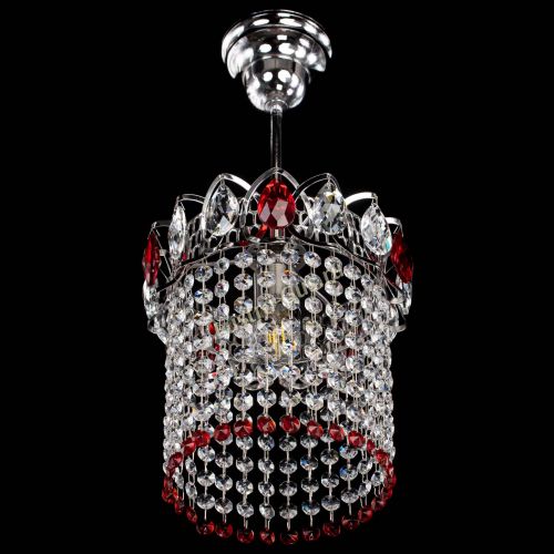 Люстра Астра оптикон №1 красная в Подольске Гусь Хрустальный