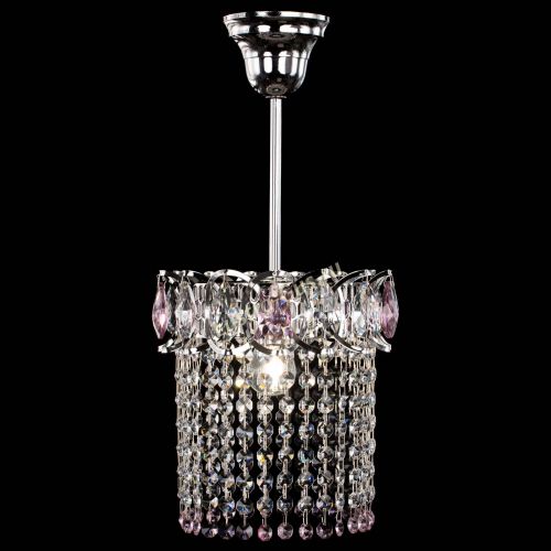 Люстра Астра оптикон №1 розовая в Подольске Гусь Хрустальный