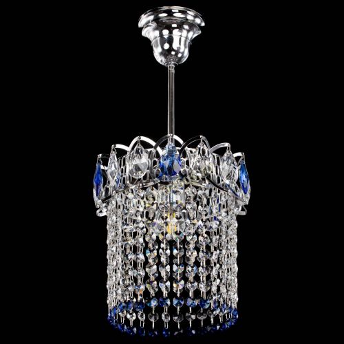 Люстра Астра оптикон №1 синяя в Подольске Гусь Хрустальный