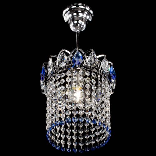 Люстра Астра оптикон №1 синяя в Подольске Гусь Хрустальный