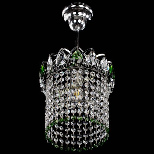 Люстра Астра оптикон №1 зеленая в Подольске Гусь Хрустальный
