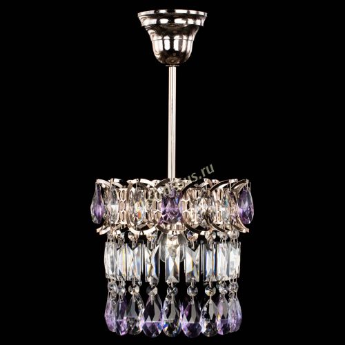 Люстра Астра пластинка №1 фиолетовая в Подольске Гусь Хрустальный