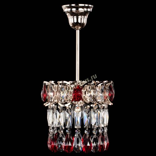 Люстра Астра пластинка №1 красная в Подольске Гусь Хрустальный