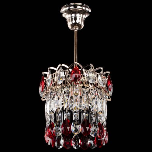 Люстра Астра пластинка №1 красная в Подольске Гусь Хрустальный
