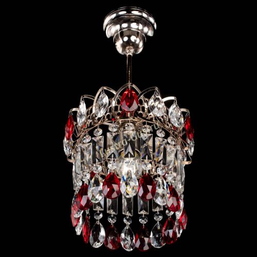 Люстра Астра пластинка №1 красная в Подольске Гусь Хрустальный