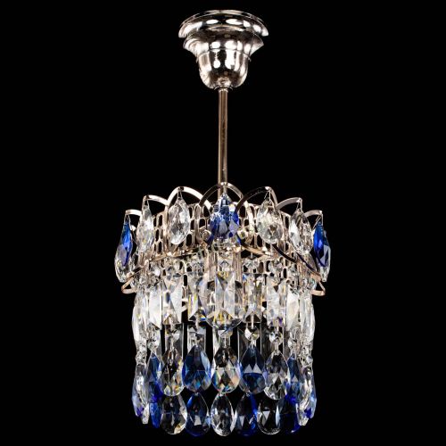 Люстра Астра пластинка №1 синяя в Подольске Гусь Хрустальный