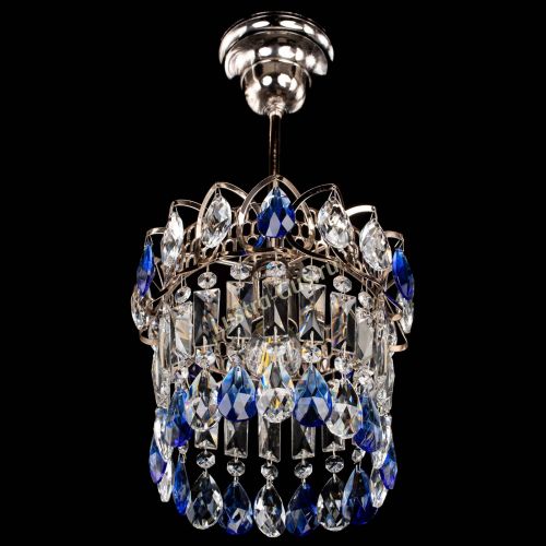 Люстра Астра пластинка №1 синяя в Подольске Гусь Хрустальный