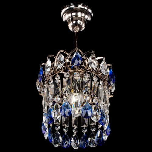 Люстра Астра пластинка №1 синяя в Подольске Гусь Хрустальный