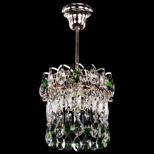 Люстра Астра пластинка №1 зеленая в Подольске Гусь Хрустальный