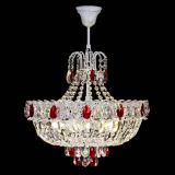 Люстра Астра Белая с подвесом красная в Подольске