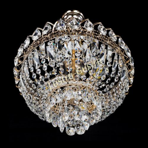 Люстра Астра 3 лампы с подвесом в Подольске Гусь Хрустальный