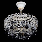 Люстра Астра шар №1 Черная белая в Подольске