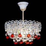 Люстра Астра шар №1 Красная белая в Подольске