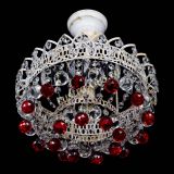 Люстра Астра шар №1 Красная белая в Подольске