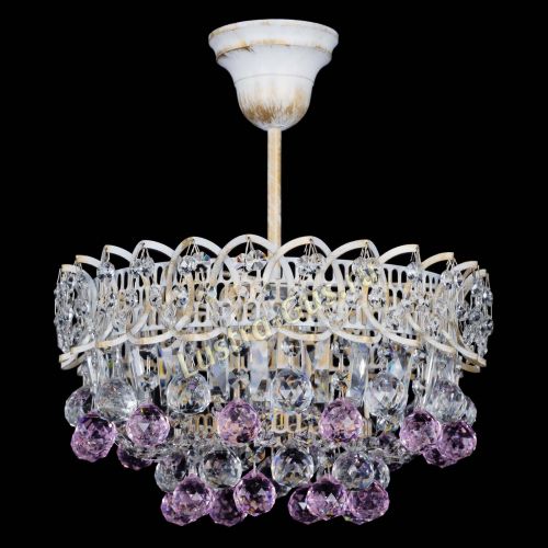 Люстра Астра шар №1 Розовая белая в Подольске Люстра Астра шар №1 Розовая белая в Подольске