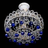 Люстра Астра шар №1 Синяя белая в Подольске