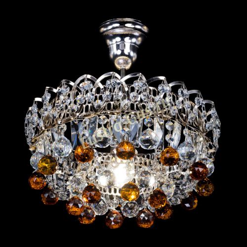 Люстра Астра шар чайная 1 лампа в Подольске Гусь Хрустальный