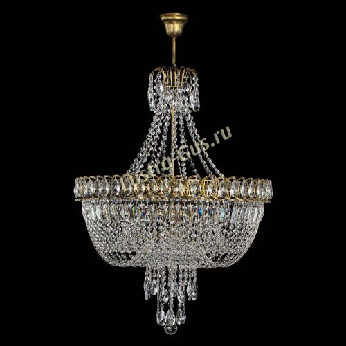 Люстра Астра Водопад №5 с подвесом под бронзу в Подольске Гусь Хрустальный