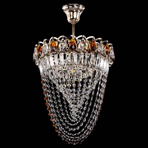 Люстра Астра Водоворот с подвесом №1 чайная в Подольске Гусь Хрустальный