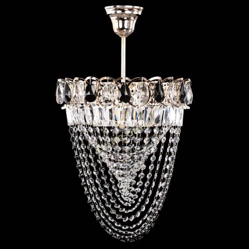 Люстра Астра Водоворот с подвесом №1 черная в Подольске Гусь Хрустальный