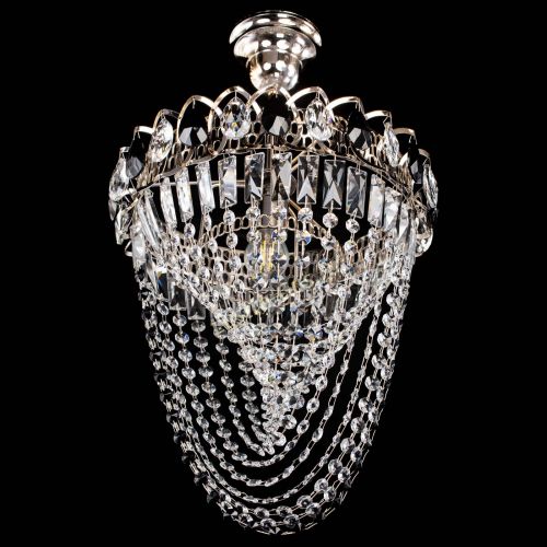 Люстра Астра Водоворот с подвесом №1 черная в Подольске Гусь Хрустальный