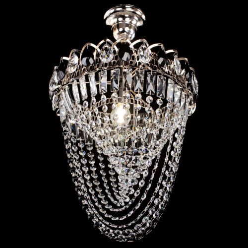 Люстра Астра Водоворот с подвесом №1 черная в Подольске Гусь Хрустальный