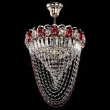 Люстра Астра Водоворот с подвесом №1 красная в Подольске