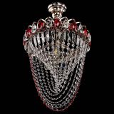 Люстра Астра Водоворот с подвесом №1 красная в Подольске