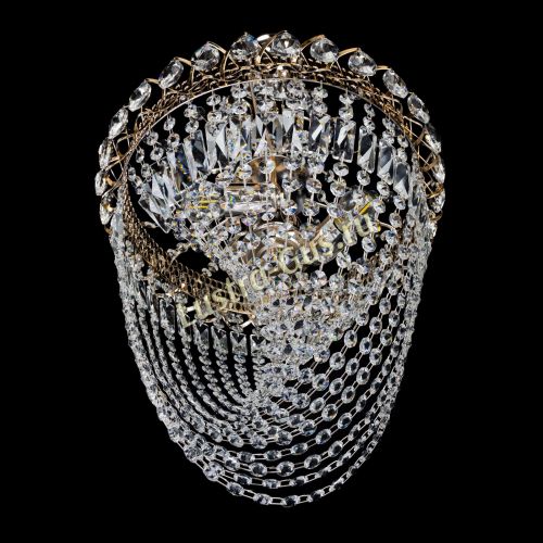 Люстра Астра Водоворот с подвесом в Подольске Гусь Хрустальный